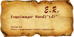 Engelmayer Renátó névjegykártya